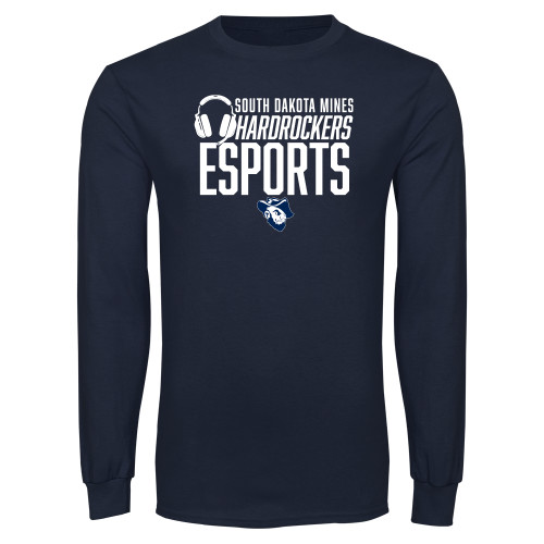  Navy Long Sleeve T-Shirt - ESports Headgear