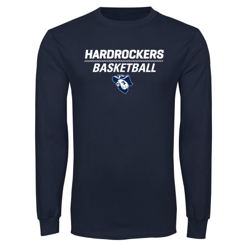  Navy Long Sleeve T-Shirt - Basketball