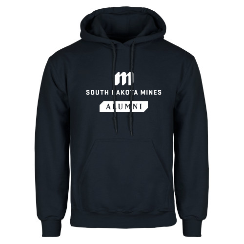  Navy Fleece Hoodie - Alumni Stacked