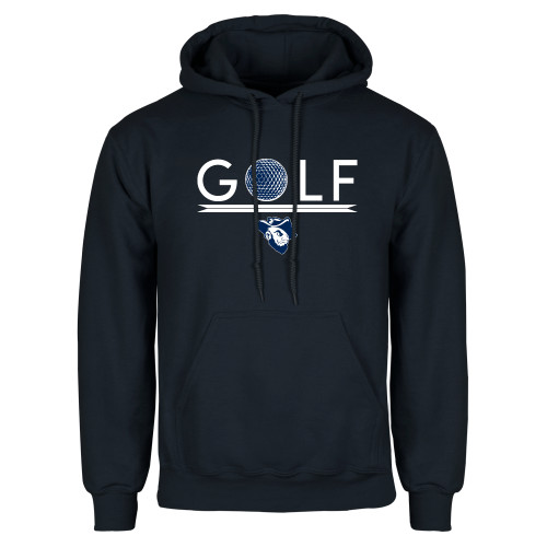  Navy Fleece Hoodie - Golf Ball in Golf