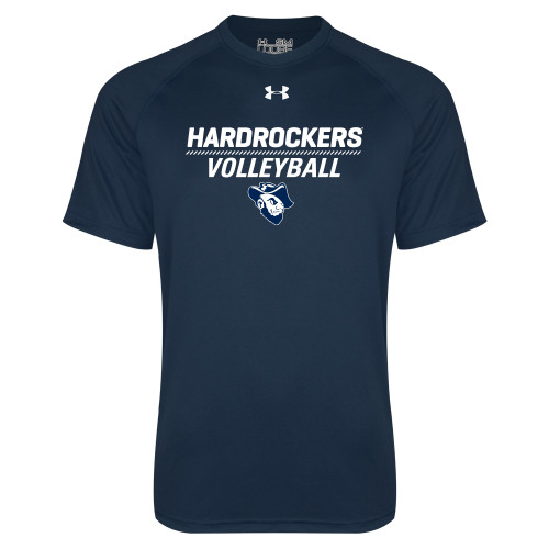  Under Armour Navy Tech Tee - Volleyball