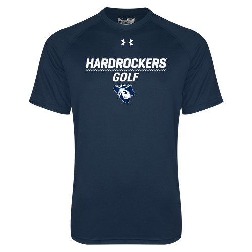  Under Armour Navy Tech Tee - Golf