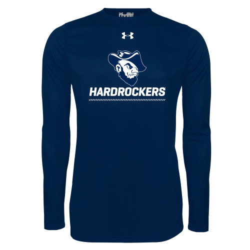  Under Armour Navy Long Sleeve Tech Tee - Primary Athletics Mark