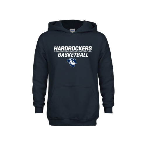  Youth Navy Fleece Hoodie - Basketball