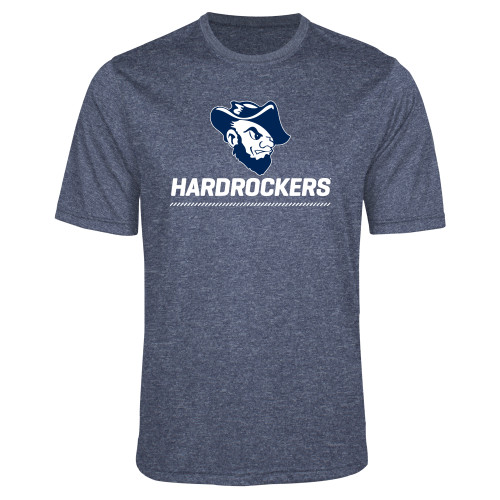  Navy Heather Performance Contender Tee - Primary Athletics Mark
