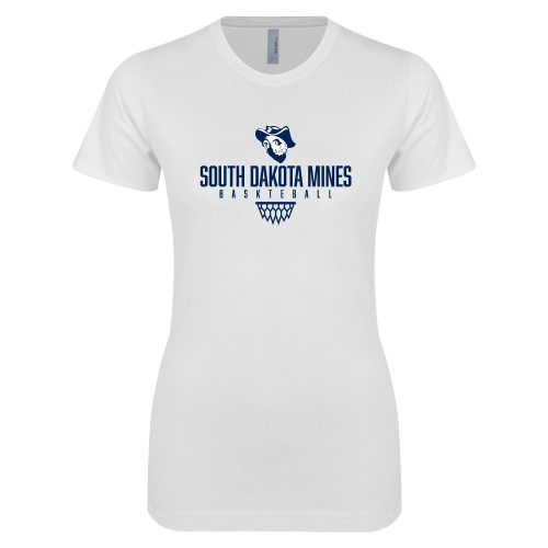 Main Image for  Next Level Womens White Boyfriend Tee