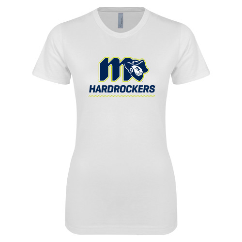 Main Image for  Next Level Womens White Boyfriend Tee