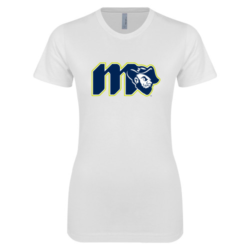 Main Image for  Next Level Womens White Boyfriend Tee