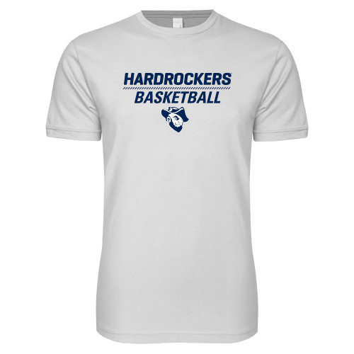  Next Level White SoftStyle T Shirt - Basketball