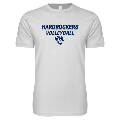  Next Level White SoftStyle T Shirt - Volleyball