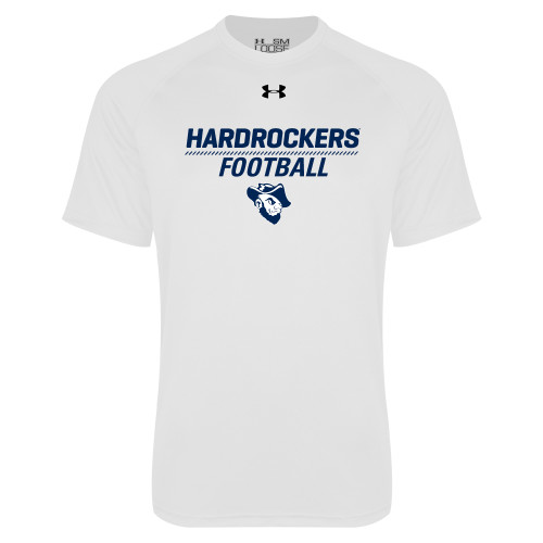  Under Armour White Tech Tee - Football