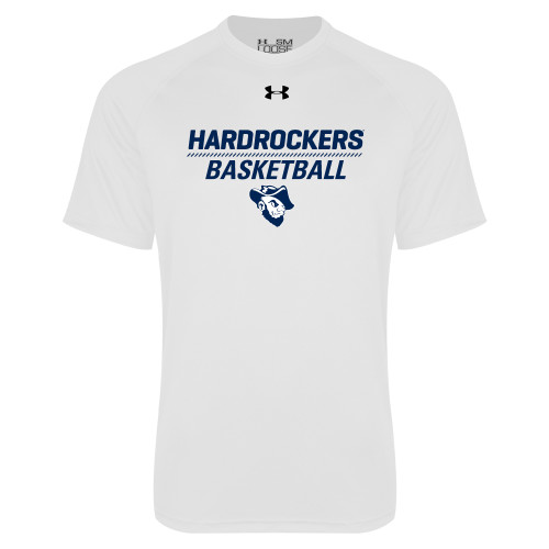  Under Armour White Tech Tee - Basketball