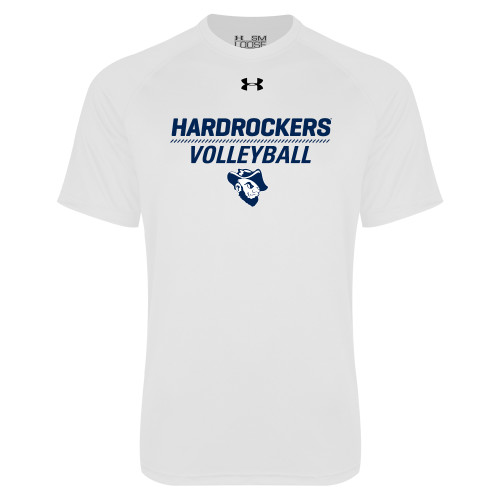  Under Armour White Tech Tee - Volleyball