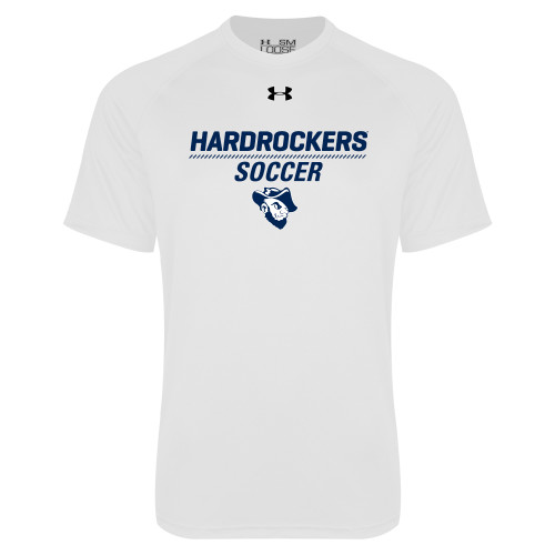  Under Armour White Tech Tee - Soccer