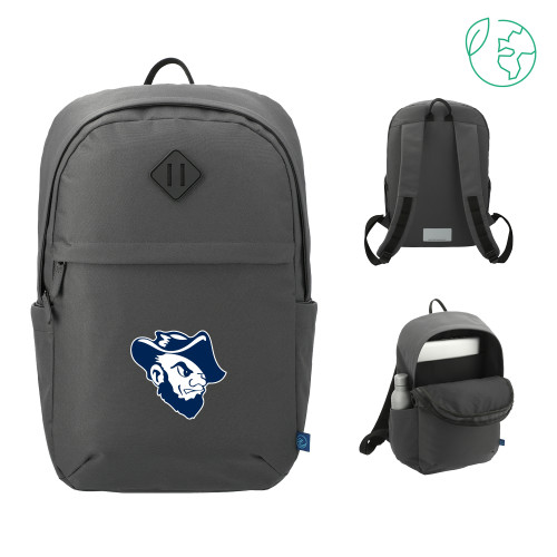  Repreve Charcoal Ocean Commuter Computer Backpack - Grubby Mascot Head