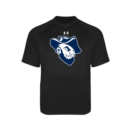  Under Armour Youth Black Tech Tee - Grubby Mascot Head