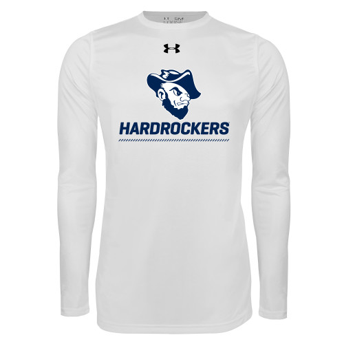  Under Armour White Long Sleeve Tech Tee - Primary Athletics Mark