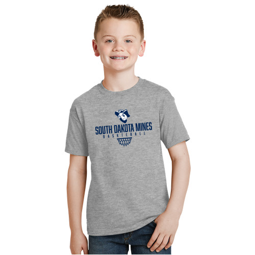  Youth Grey T Shirt - Sharp Net Basketball