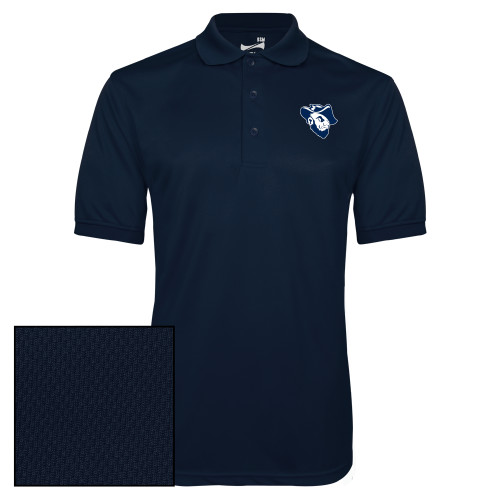  Navy Dry Mesh Polo - Grubby Mascot Head