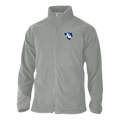  Columbia Grey Everest Ridge Fleece Full Zip Jacket - Grubby Mascot Head
