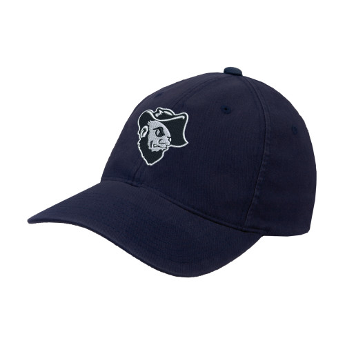  Navy Flexfit Structured Low Profile Hat - Grubby Mascot Head