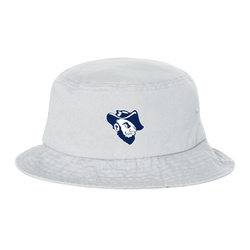  Sportsman White Bucket Hat - Grubby Mascot Head