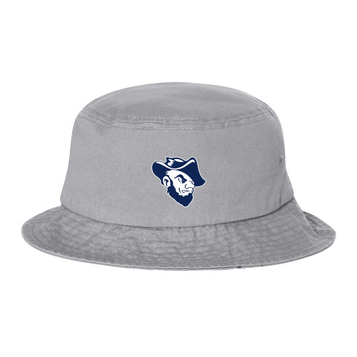  Sportsman Grey Bucket Hat - Grubby Mascot Head