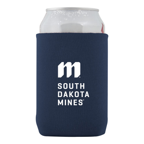  Neoprene Navy Can Holder - Institutional Mark Stacked Left