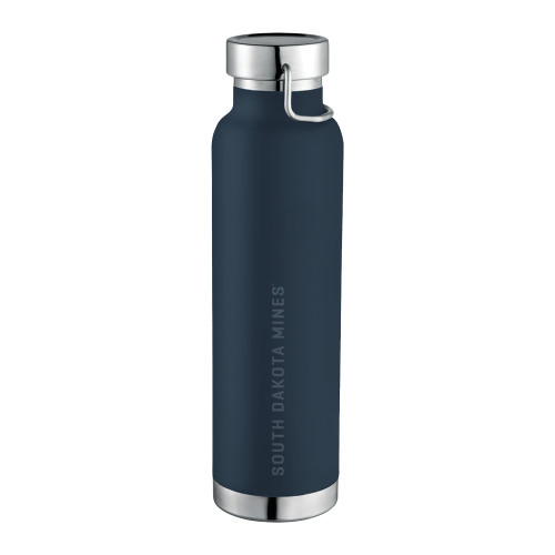  Thor Copper Vacuum Insulated Navy Bottle 22oz - Wordmark Engraved