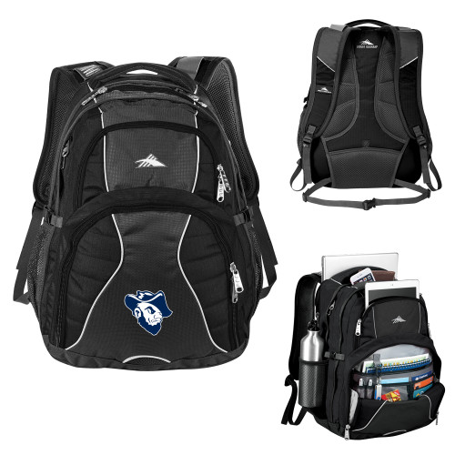 SDSMT High Sierra Black Swerve Computer Backpack
