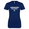 Thumbnail image for  Next Level Womens Navy Boyfriend Tee