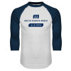 Thumbnail image for  White/Navy Raglan Baseball T Shirt