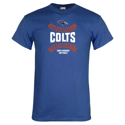  Royal T Shirt - Softball Design