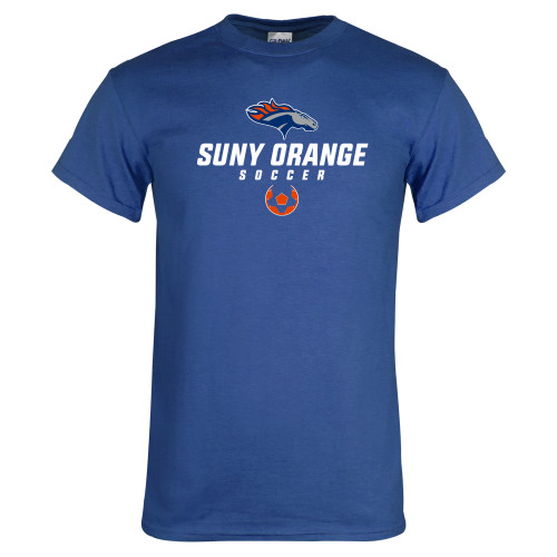  Royal T Shirt - Soccer Design