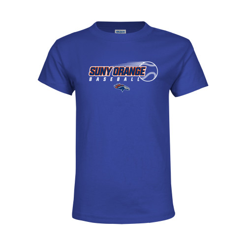  Youth Royal T Shirt - Baseball Design