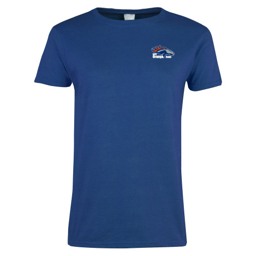  Womens Royal Short Sleeve Tee - Primary Logo