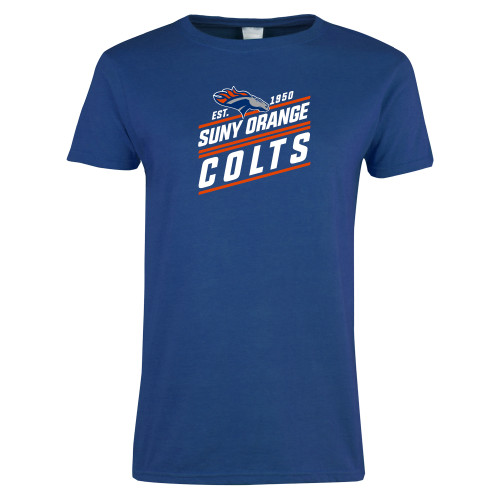  Womens Royal Short Sleeve Tee - SUNY Orange Colts Est. 1950