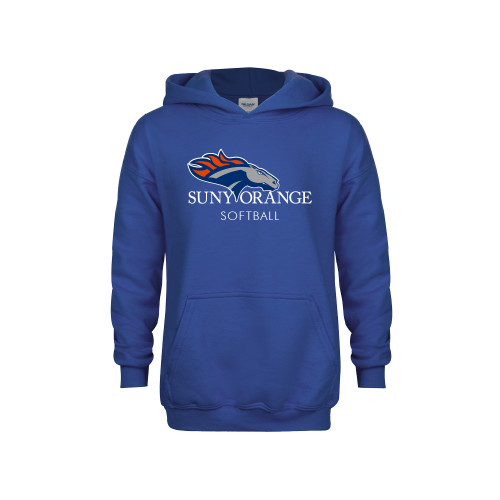  Youth Royal Fleece Hoodie - Softball
