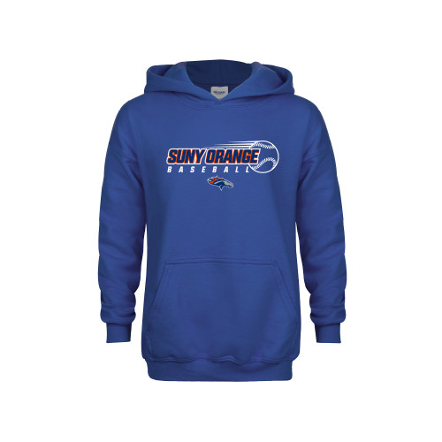  Youth Royal Fleece Hoodie - Baseball Design