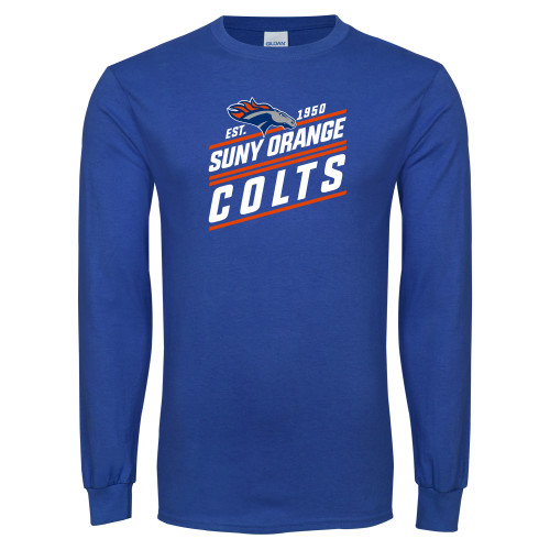  Royal Long Sleeve T Shirt - SUNY Orange Colts Est. 1950