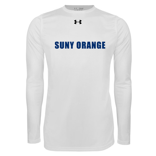 Main Image for  Under Armour White Long Sleeve Tech Tee