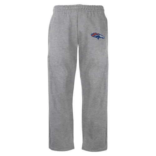  Grey Fleece Open Bottom Pant - SUNY Orange Colt