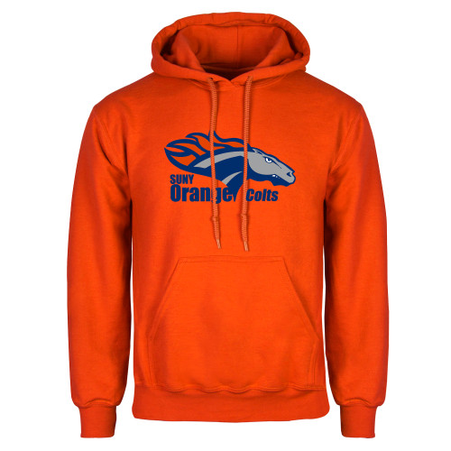  Orange Fleece Hoodie - Primary Logo