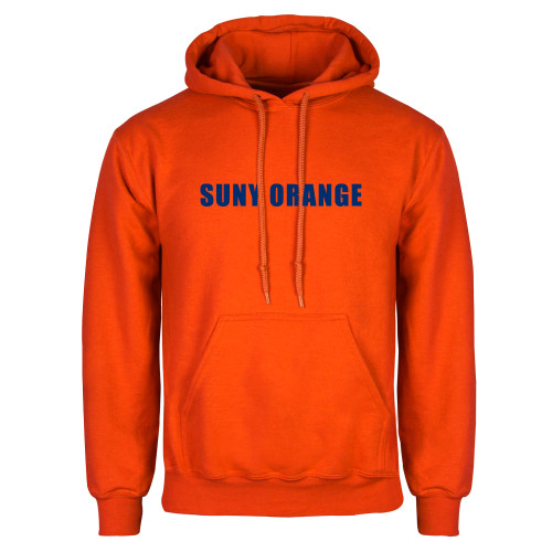  Orange Fleece Hoodie - SUNY Orange Word Mark
