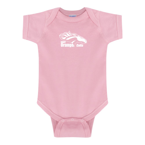  Light Pink Infant Onesie - Primary Logo