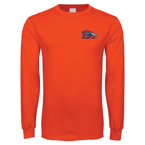  Orange Long Sleeve T-Shirt - Primary Logo