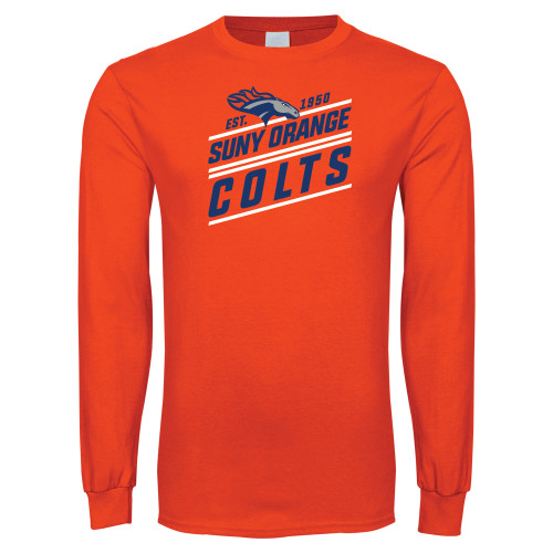  Orange Long Sleeve T-Shirt - SUNY Orange Colts Est. 1950