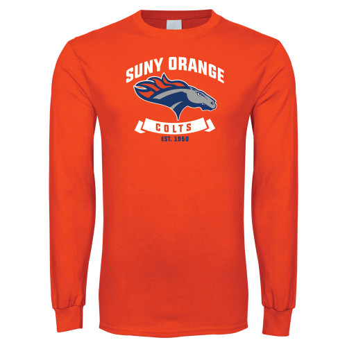  Orange Long Sleeve T-Shirt - SUNY Orange Colts Graphic