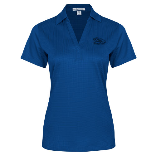  Womens Royal Performance Fine Jacquard Polo - Primary Logo