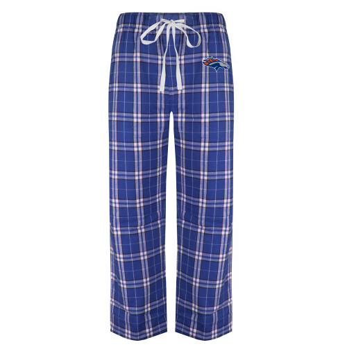  Royal/White Flannel Pajama Pant - SUNY Orange Colt